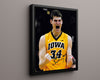 Iowa Autograph Print - Adam Woodbury Roar - Hawkeye Energy College FSPrints Floating Canvas 16x20