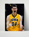 Iowa Autograph Print - Adam Woodbury Roar - Hawkeye Energy College FSPrints Poster 16x20