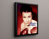 Jake LaMotta Autograph Print - Raging Bull Portrait - Bronx Brawler Boxing FSPrints Floating Canvas 16x20