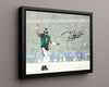 Floating Canvas Jalen Hurts - Philadelphia Eagles - Snow Game Autograph Print Floating Canvas - Pro Football FSP - Floating Canvas
