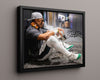 Floating Canvas Jalen Hurts - Philadelphia Eagles - Super Cigar Autograph Print Floating Canvas - Pro Football FSP - Floating Canvas