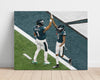 Jalen Hurts & DeVonta Smith - Philadelphia Eagles - Super TD Celebration Poster Print Unframed Print - Pro Football FSP - Unframed