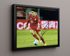 Jamal Musiala Bayern Autograph Print - Young Maestro Soccer FramedSportPrints Floating Canvas 16x20