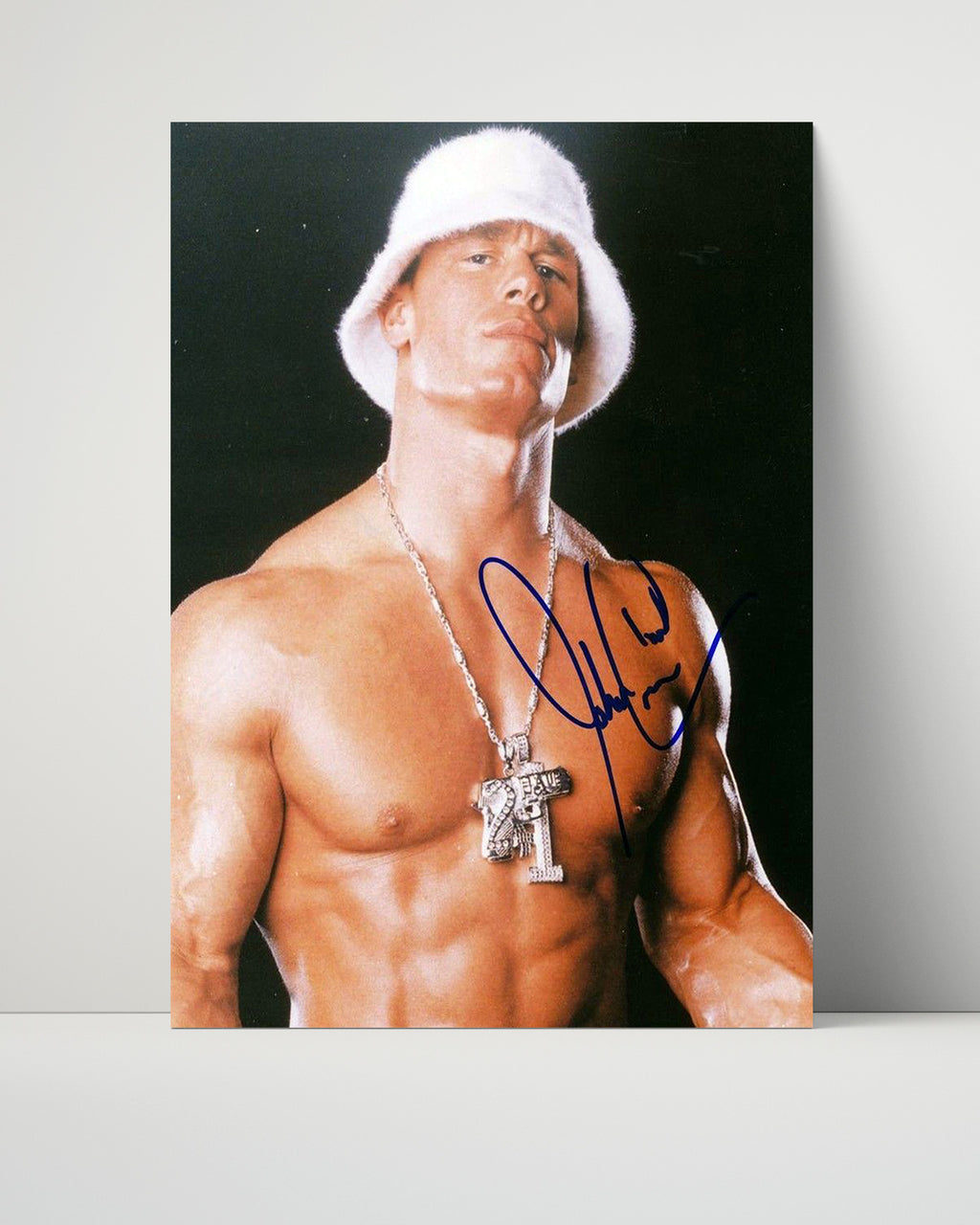 Unframed John Cena - Doctor of Thuganomics Autograph Promo Print Unframed Print - Wrestling FSP - Unframed