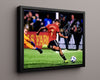 Josef Martinez - Atlanta United - Taking the Shot Soccer FramedSportPrints Floating Canvas 16x20