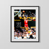 Julius Erving Autograph Print - Boston Garden Jam - Doctor Is In