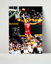 Julius Erving Autograph Print - Boston Garden Jam - Doctor Is In