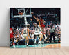 Julius Erving Autograph Print - Sixers vs Celtics - Doctor in the House