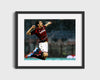 Kaka - AC Milan - Rain Jump Soccer FramedSportPrints Gallery Frame 16x20