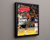 Kansas Autograph SI Print - Danny Manning - Oh Danny Boy College FSPrints Floating Canvas 16x20