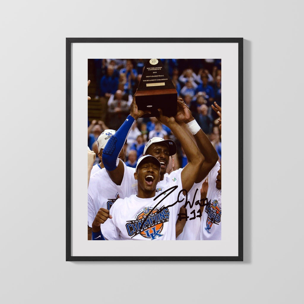 Kentucky Autograph Print - 2010 SEC Champs - Big Blue Triumph College FSPrints Gallery Frame 16x20