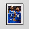 Kentucky Autograph Print - Harrison Twins - Double Trouble College FSPrints Gallery Frame 16x20