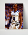 Kentucky Autograph Print - John Wall Roar - Wildcat Energy College FSPrints Poster 16x20