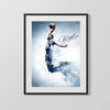 Kevin Durant Autograph Print - Warriors Sky Soar - Slim Reaper Flight