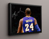 Kobe Bryant Autograph Print - Lakers Back View - No. 24 Legacy