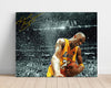 Kobe Bryant Autograph Print - Lakers Confetti - Black Mamba Triumph