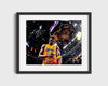 Kobe Bryant Autograph Print - Lakers Victory - Mamba Mentality
