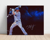 Kris Bryant Autograph Print - Lightning Bat - Electrified Swing