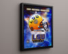 LSU Autograph Print - Billy Cannon - Halloween Run Hero College FSPrints Floating Canvas 16x20