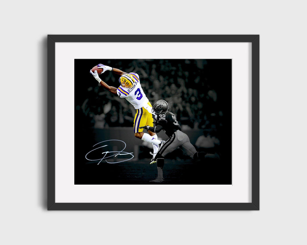 LSU Autograph Print - Odell Beckham Jr - One-Hand Wonder College FSPrints Gallery Frame 16x20