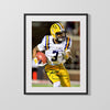 LSU Autograph Print - Odell Beckham Jr Upfield - Tiger Vision College FSPrints Gallery Frame 16x20