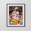 LSU Autograph SI Print - Les Miles - Tiger Nation Roars College FSPrints Gallery Frame 16x20