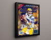 LSU Autograph SI Print - Matt Mauck - 2003 Champions Tigers College FSPrints Floating Canvas 16x20
