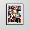 LSU Autograph SI Print - JaMarr Chase - Jump Catch College FSPrints Gallery Frame 16x20