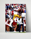 LSU Autograph SI Print - JaMarr Chase - Jump Catch College FSPrints Poster 16x20