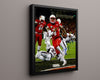 Lamar Jackson - Louisville Cardinals - Leap - Portrait College FSPrints Floating Canvas 16x20