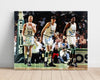 Larry Bird Kevin McHale and Robert Parish Autograph Print - Celtics Big Three - Green Dynasty