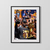 LeBron James Autograph Print - 2016 Champs Glory - King with the Crown