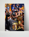 LeBron James Autograph Print - 2016 Champs Glory - King with the Crown