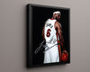 LeBron James Autograph Print - Cavs Power Pose - Kings Reign