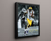 Leonard Fournette - LSU Tigers - Heisman Pose - Portrait College FSPrints Floating Canvas 16x20