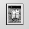 Lou Gehrig and Babe Ruth Autograph Print - Legends Together