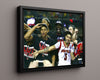 Louisville Autograph Print - 2013 Multi-Signed Team - Cardinal Brotherhood College FSPrints Floating Canvas 16x20