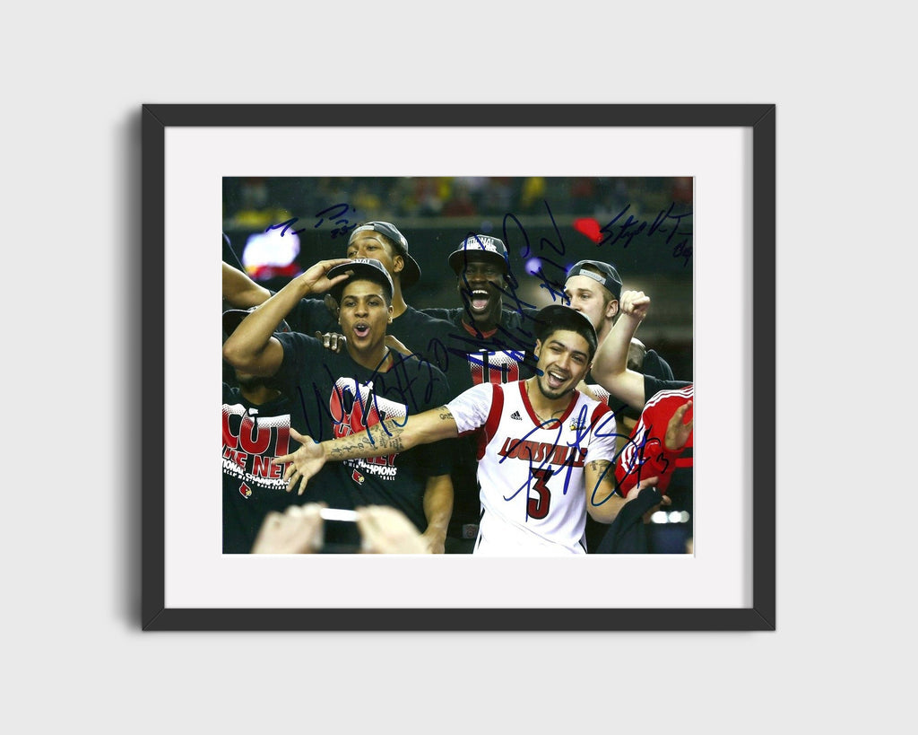 Louisville Autograph Print - 2013 Multi-Signed Team - Cardinal Brotherhood College FSPrints Gallery Frame 16x20