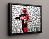 Louisville Autograph Print - Lamar Jackson Drop Back - Heisman Moves College FSPrints Floating Canvas 16x20