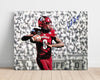 Louisville Autograph Print - Lamar Jackson Drop Back - Heisman Moves College FSPrints Poster 16x20