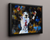 Louisville Autograph Print - Teddy Bridgewater - Cardinal Comm&er College FSPrints Floating Canvas 16x20