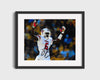 Louisville Autograph Print - Teddy Bridgewater - Cardinal Comm&er College FSPrints Gallery Frame 16x20