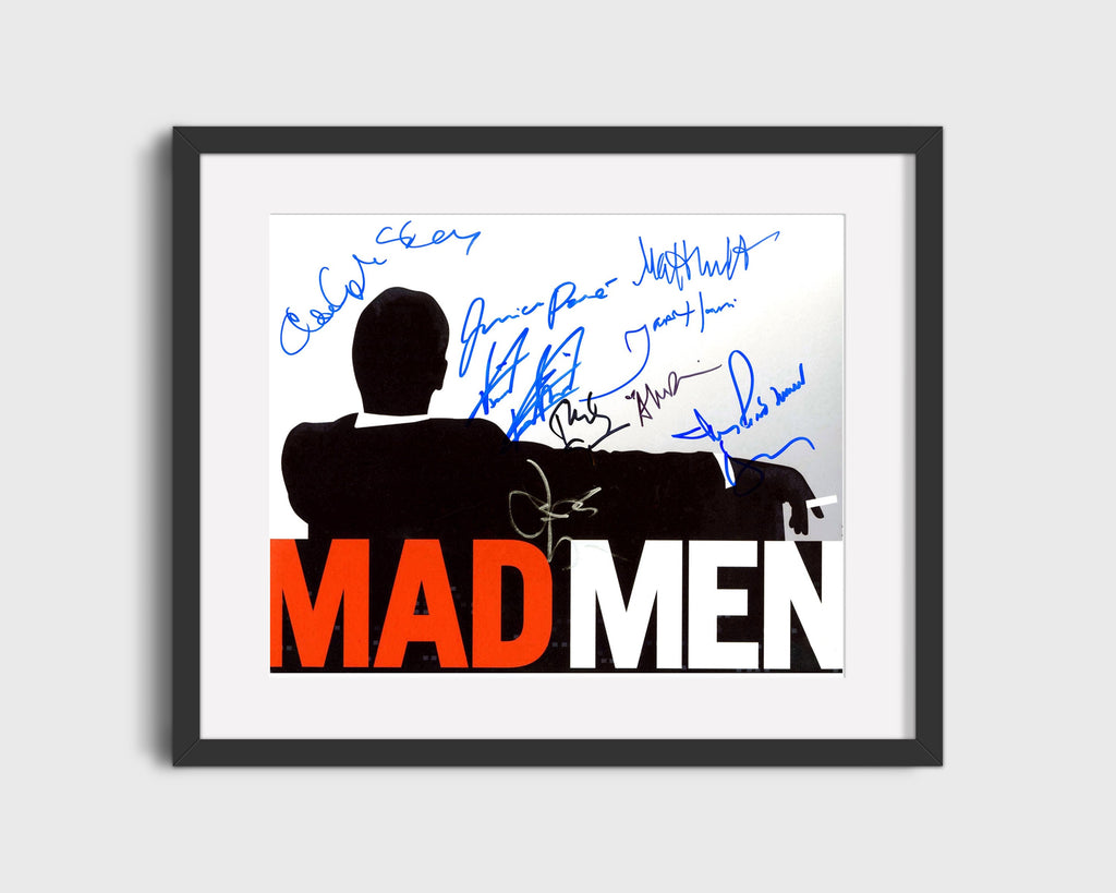 Mad Men - Don Draper Silhouette - Autograph Print Television Vintage Framed Prints Gallery Frame 16x20
