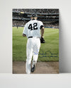 Mariano Rivera Autograph Print - Enter Sandman - Last to Wear 42