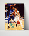 Marquette Autograph Print - Markus Howard Driving - Golden Touch College FSPrints Poster 16x20