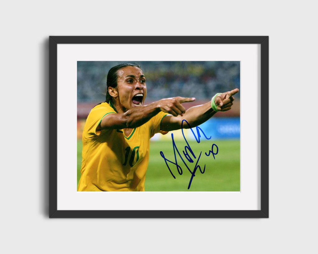 Marta Vieira da Silva - Brazil - Passion Point Soccer FramedSportPrints Gallery Frame 16x20