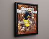 Michigan Autograph Print - Bo & Jim Sideline Chat - Bo Knows Best College FSPrints Floating Canvas 16x20