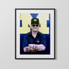 Michigan Autograph Print - Bo Schembechler - Big House Boss College FSPrints Gallery Frame 16x20
