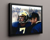 Michigan Autograph Print - Charles Woodson INT - Heisman Hands College FSPrints Floating Canvas 16x20