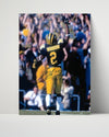 Michigan Autograph Print - Desmond Howard Heisman Pose - Hello Heisman College FSPrints Poster 16x20